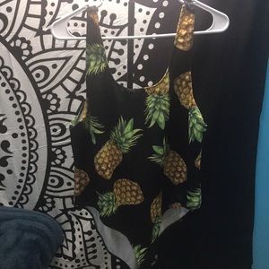 Pineapple Print Bodysuit